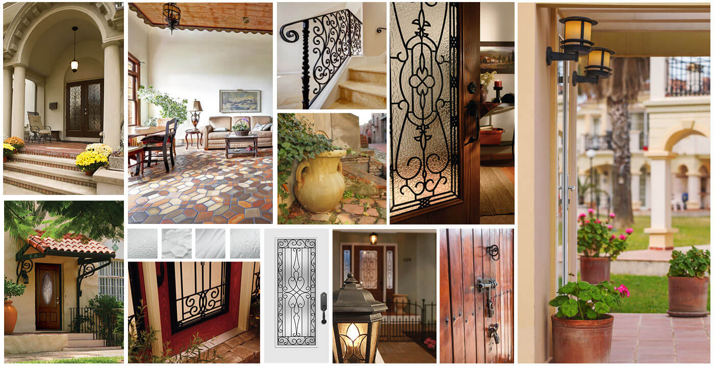 Old World Style Mood Board from Inspired by Glass in St. Louis, Missouri