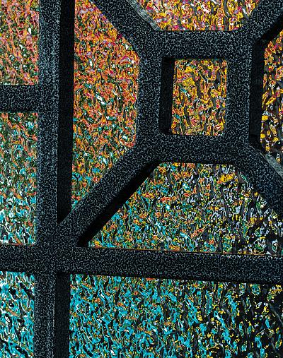 Courtyard Decorative Glass from Inspired by Glass in St. Louis, Missouri